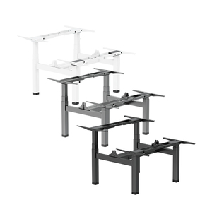 4 Leg Standing Desk Frame with Quad Motor