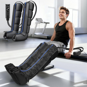 Air Compression Leg Massager FE-7230-5C 5 Chambers Ultrasound Therapy Plug-In