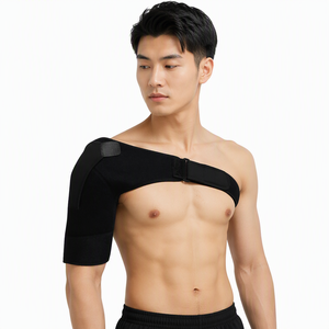 Unisex Fitness Back Shoulder Brace Shoulder Strap Adjustable Neoprene Breathable Shoulder Brace Support for Pain Relief