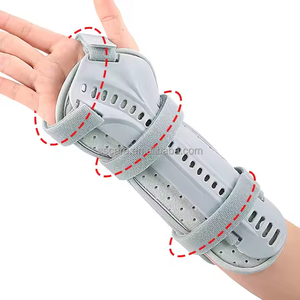 Orthopedic Gray Wrist Support Brace with Thumb Medical Wrist Splint